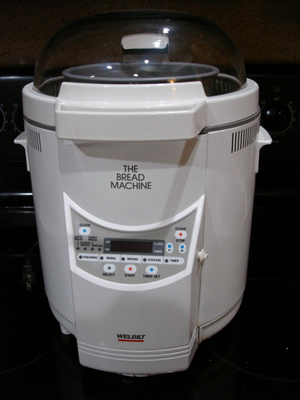 #ad WELBILT Bread Maker The Bread Machine ABM 100 4 White W Dome Top 2 Lb SPOTLESS $149.89