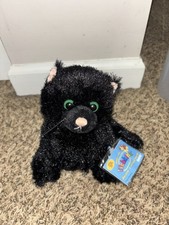 Rare Black Cat Webkinz - Mint Condition, Sealed Tag, Unused Code 