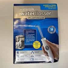 Waterpik Platinum Water Flosser Model WP-100W PLT - Brand New and Sealed