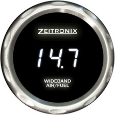 Zeitronix Zr-3 Silver Gauge For Wideband White Led