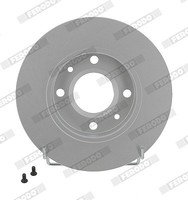 2X Ferodo Bremsscheibe Hinterachse, Vorderachse U.A. FüR CitroËN, Peugeot