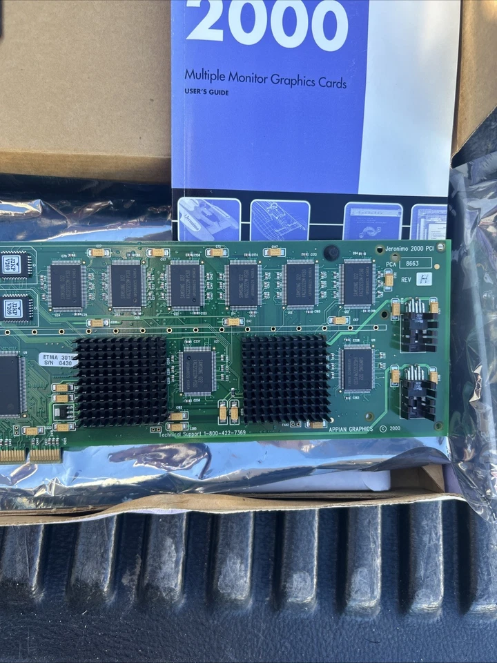 RARE 3DLabs Appian Geronimo 2000 PCI Graphics “Glint R3" Permedia 3 - Image 3 of 4