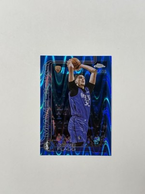 2025-26 Topps Chrome Cooper Flagg RC BLUE RAYWAVE REFRACTOR /150 Rookie 251 MINT