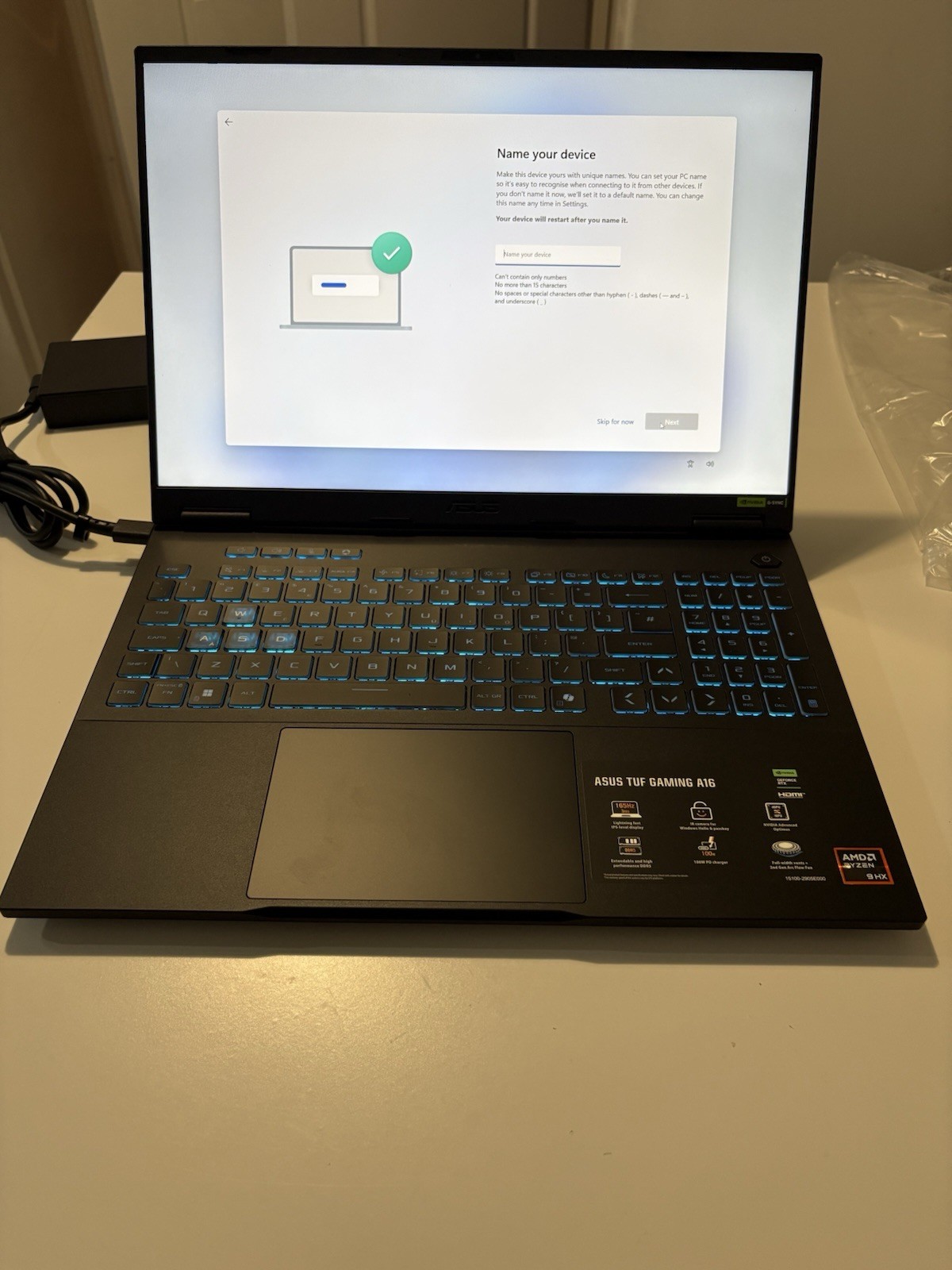 ASUS TUF Gaming Laptop A16 FA608PM 1TB 16GB RAM Ryzen 9 8940HX RTX 5060