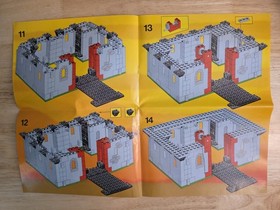 Lego Castle Black Knight's Castle (6073) Instruction Booklet Only Vintage 1984