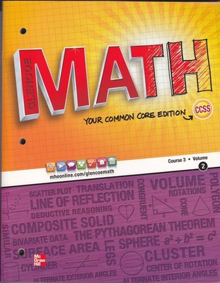 Glencoe Math, Course 3, Student Edition, Volume 2 by McGraw Hill (English) Paper