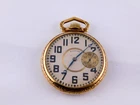 ANTIQUE ILLINOIS BURLINGTON BABSON 16S 21J GF MENS POCKET WATCH SERVICED C.1919