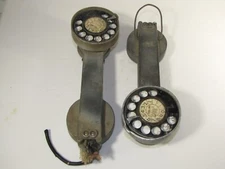 Vintage Automatic Electric Telephone Lineman's Test Set Butt Set  MD-95 set of 2