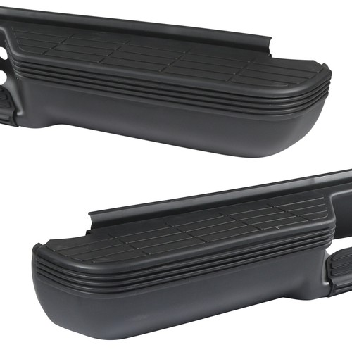 OE Replacement Rear Step Bumper For 88-00 Chevy GMC C/K 1500 2500 Steel Black - Picture 6 of 18