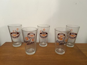 Five Kona Brewing Company Liquid Aloha Hawaii 16 Ounce Pint Glass