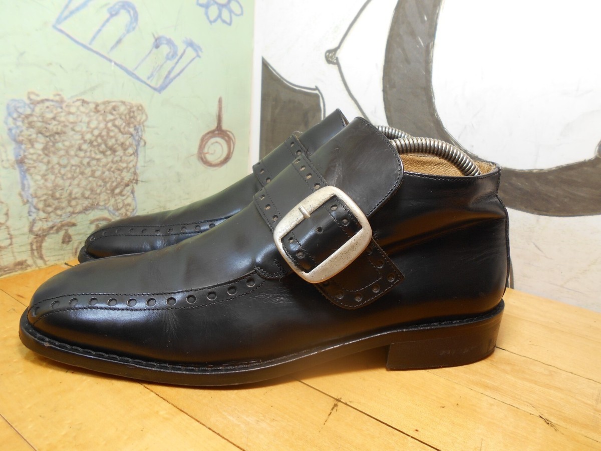 Kenneth Cole New York Mens 15 Black Leather Monk Strap Vibram Lug Sole Italy Amazon.com | Kenneth Cole Reaction Men main image 2