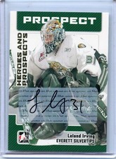 2006-07 ITG Heroes and Prospects Autographs #A-LI Leland Irving