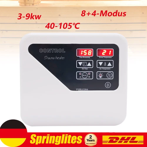 Für Saunaofen 3-9KW Saunasteuerung Sauna External Controller 220V-240V DE