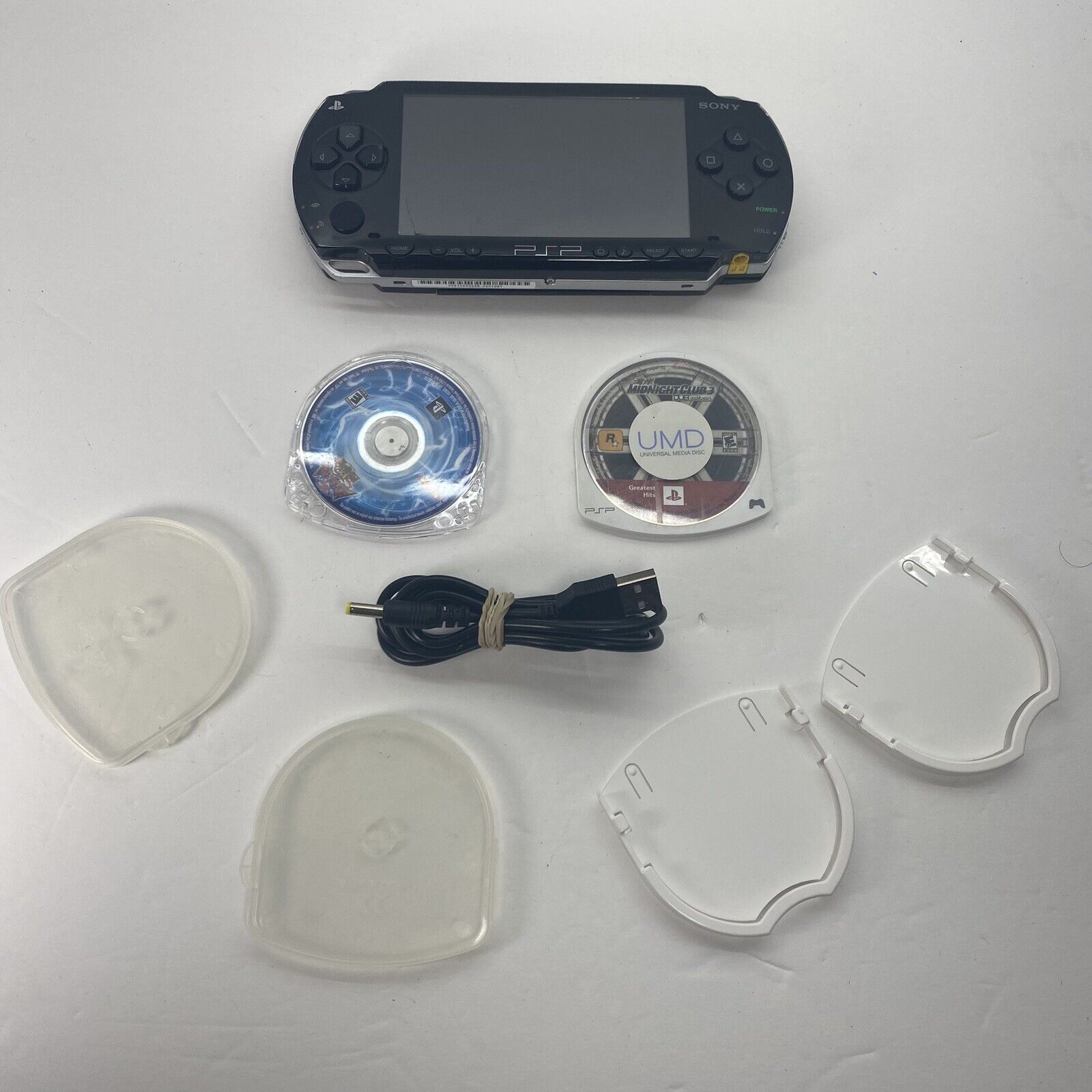 Sony PSP-1001 Playstation console portable lot noir mémoire de