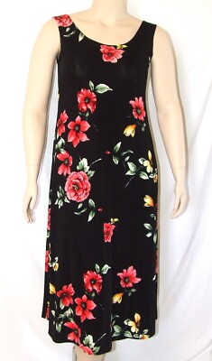 Travel Knit Dress, long A-Line Tank, Stretchy NO-IRON poly/span, #215