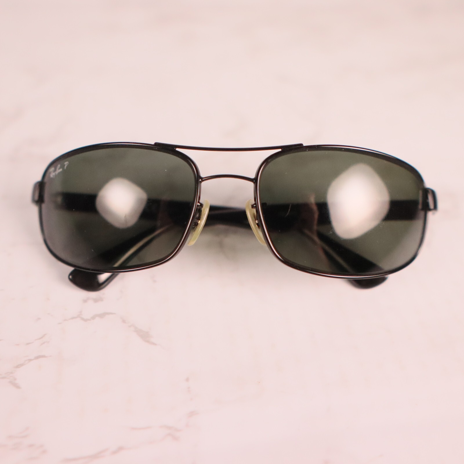 Ray Ban Sunglasses FRAME ONLY RB 3445 002/58 Black Pilot 61[]17 130 3P