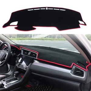 Red CAR Dashboard Dash Mat DashMat Sun Cover Pad For Honda 10th Civic 2016-2019