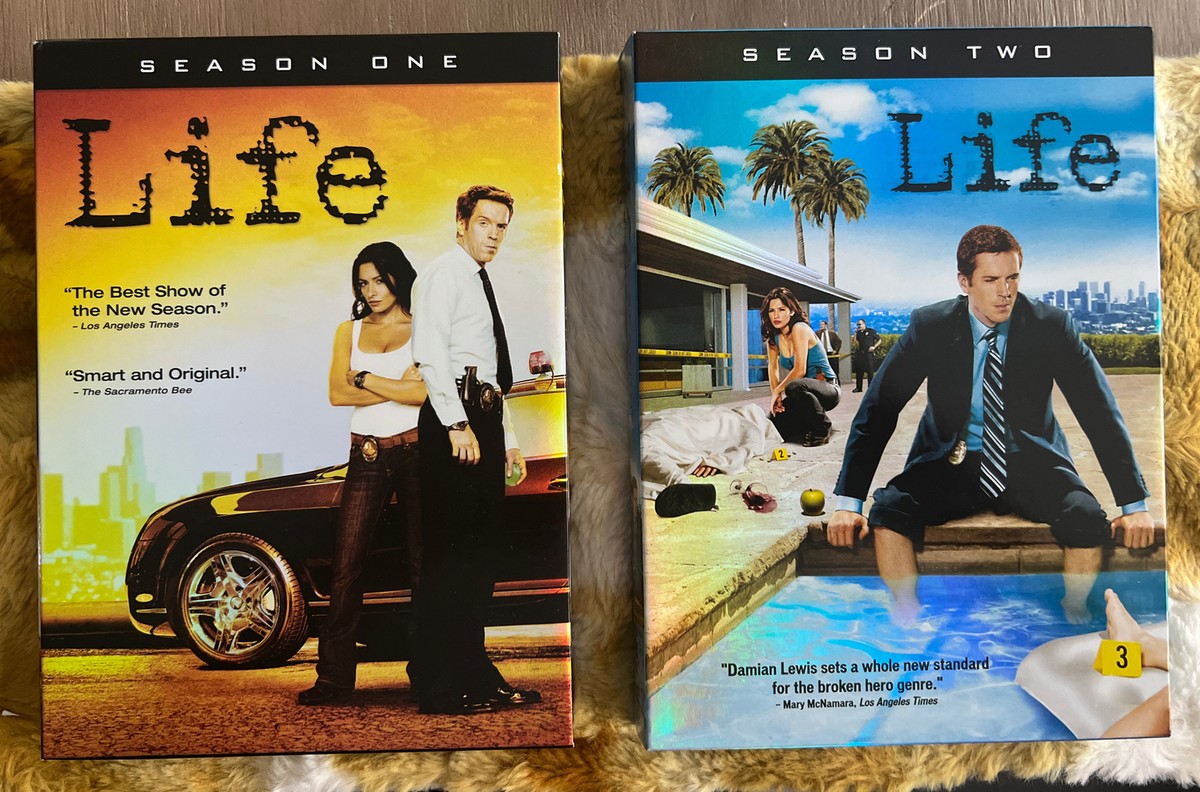 Life Season One & Two DVD Damian Lewis Sarah Shahi TV Show