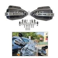 For Royal Enfield Classic Reborn & Meteor & Hunter 350 Hand Guard Carbon Black