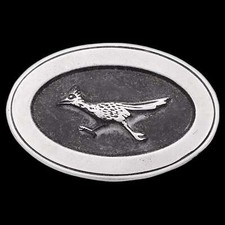 Roadrunner 1980s Vintage Belt Buckle