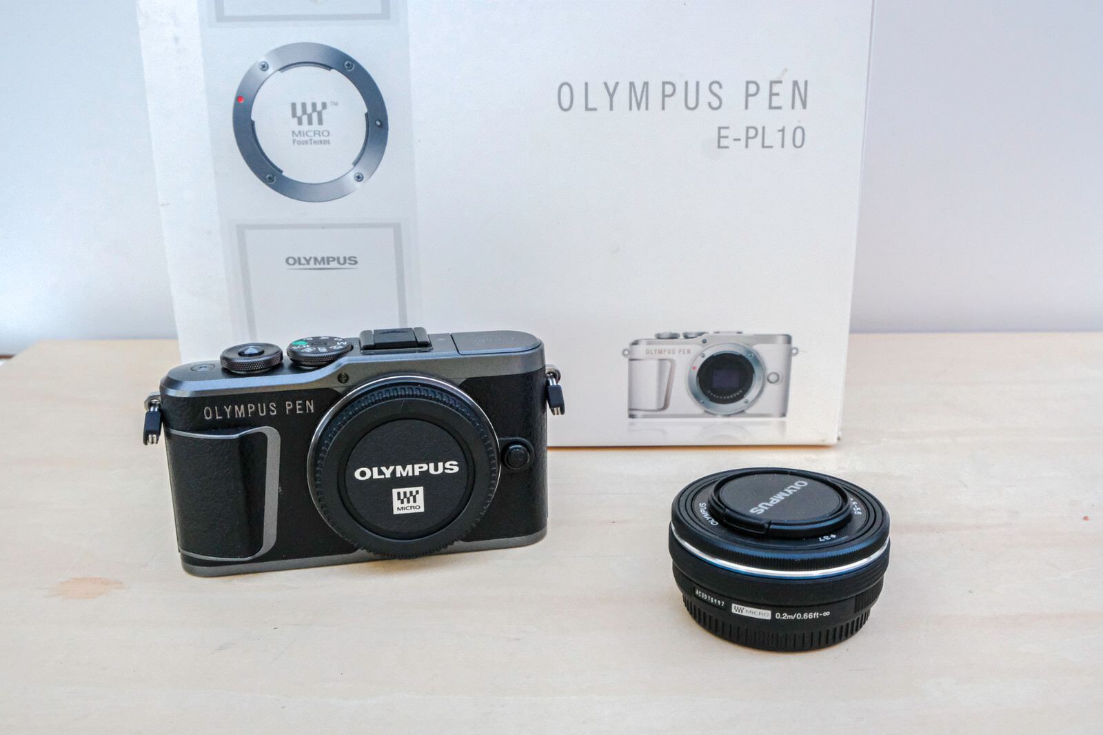 Olympus PEN EPL10 16.1MP Mirrorless Digital Camera Black eBay