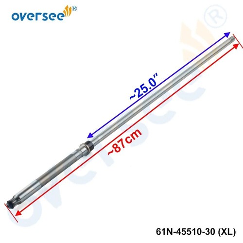 Drive Shaft XL 61N-45510-30 For 20/25/30HP Yamaha Outboard 2/4T 61N455103000 - Picture 2 of 6