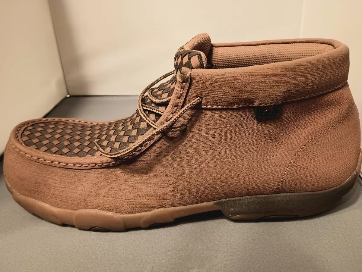 Twisted X Chukka Boot Driving Shoe Men s 12 Moc NANO TOE Clay Coco MDMNT02
