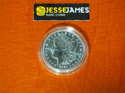 2021 $1 CC PRIVY SILVER MORGAN DOLLAR WITH BOX/COA MINT CODE 21XC