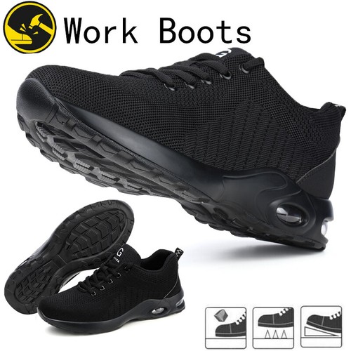 Work Boots Mens Safety Shoes Light Steel Toe Shoes Botas De Trabajo Para Hombre - Picture 16 of 30