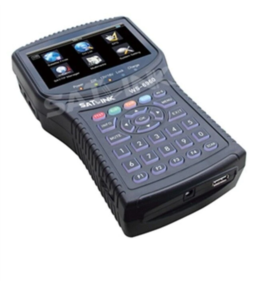 SATLINK WS-6960 DVB-S&DVB-S2 HD MPEG4 Satellite Finder Satellite Meter QPSK,8PSK - Image 4 of 4