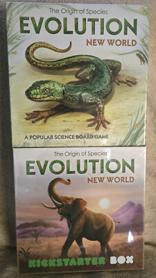 Evolution New World Kickstarter Edition Board Game Promo Unopened Factory Sealed