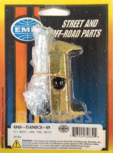 VW BEETLE BUG BUS GHIA THING TRIKE RAIL FLYWHEEL LOCK 6V / 12V - FREE SHIP! - Picture 2 of 3