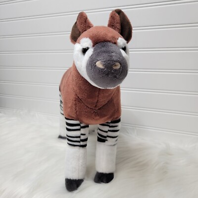 Wild Republic Bronx Zoo Giraffe Okapi Stuffed Animal Plush Toy Souvenir Keepsake