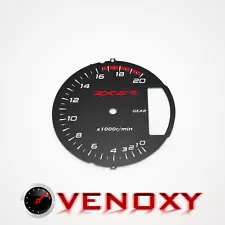 Kawasaki ZX6R Ninja 600 2007-2008 Aftermarket Black Gauge Faces