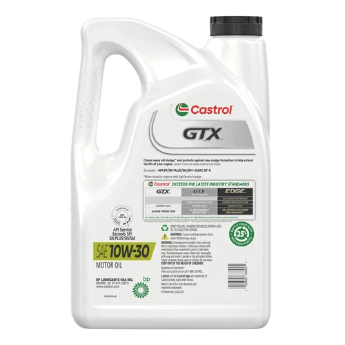 Castrol GTX 10W-30 konventionelles Motoröl, 5 Quart - Bild 2 von 2