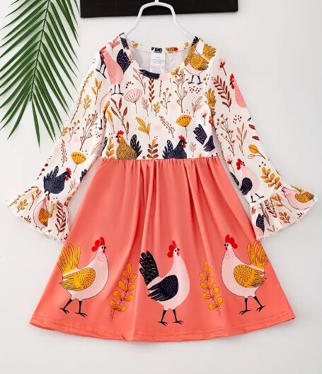 strapless open back dress Elegant Baby Girls Red Patterned Long Sleeve Beaded Mesh Puffy Prince –  marryshe main image 1