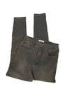 GOOD AMERICAN Jeans Womens Skinny High Waist Good Legs Grey Coated Stretch Sz 6