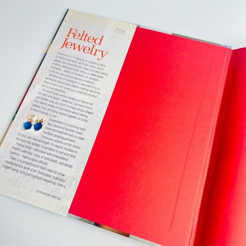 Felted Jewelry by Candie Cooper Hardcover Book Stylish Designs Crafting Necklace - Picture 7 of 16