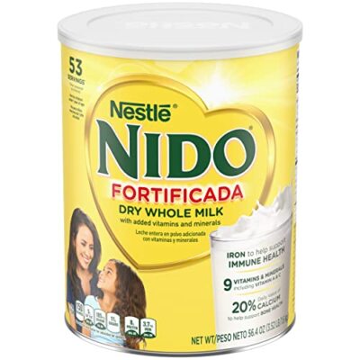 NIDO Fortificada Dry Whole Milk,  Assorted Flavor Names , Sizes
