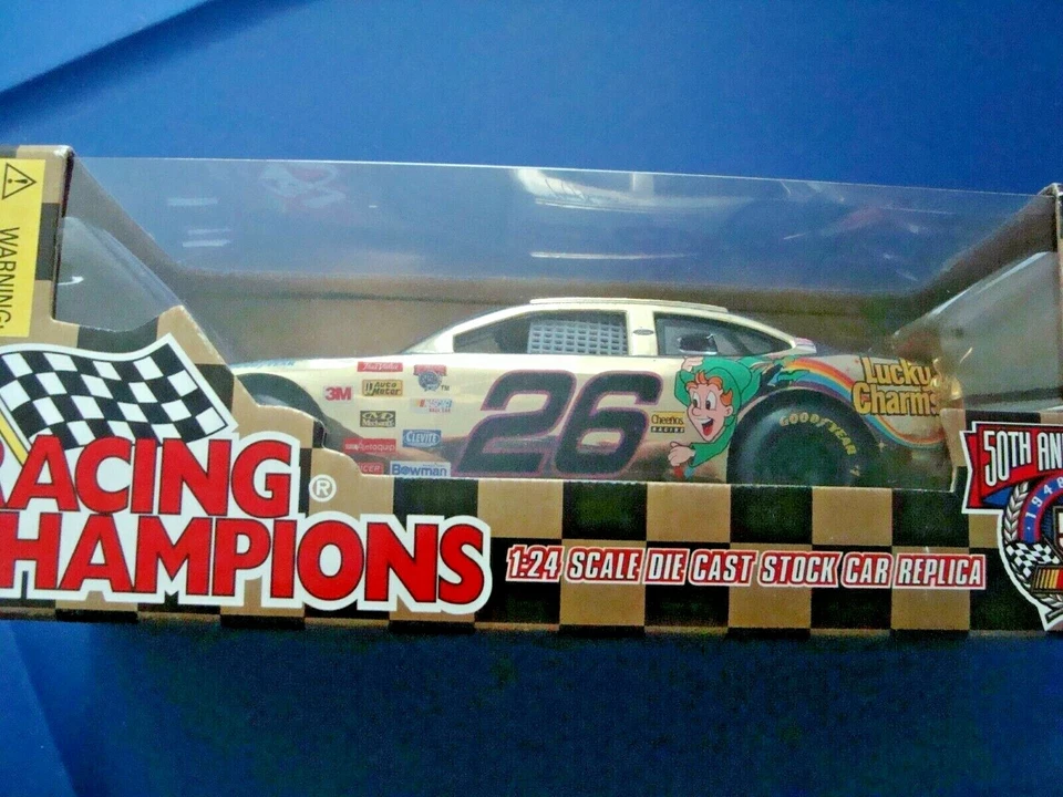 Ford #26 Johnny Benson - Lucky Charms Trix 1998 - escala 1:24 - campeones de carreras Foto 3 de 4