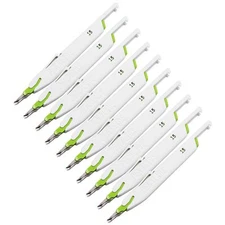 TIDI PenBlade Retractable Utility Knife Blade Size 15 Pack of 10 ― Stainless-...