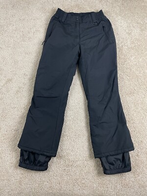 Vintage UT-19 by Marker Ski Snow Pants Womens Medium Lined Snap Button Zip  Black