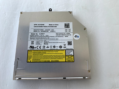 New -9.5MM UJ8A7 Slot-in 8X DVD Burner Drive Re  for  Dell Alienware M14x (D89A)