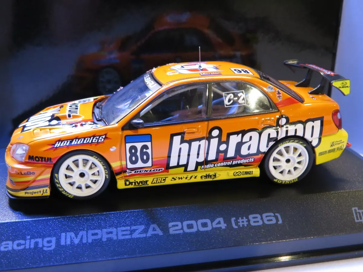 1/43 hpi racing Subaru Impreza #86 (2004) diecast