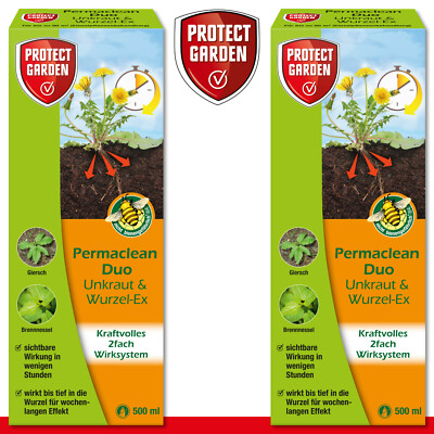 Protect Garden 2 x 500 ml Permaclean Duo Unkraut & Wurzel-Ex