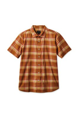 BRIXTON CHARTER PLAID SHIRT/ HEMD MEDAL BRONZE GR: M 