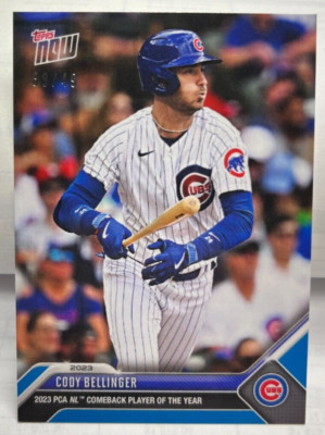 Cody Bellinger 2023 Topps Now MLB Players Choice Awards #PCA-4 - Blue #'d 4/49