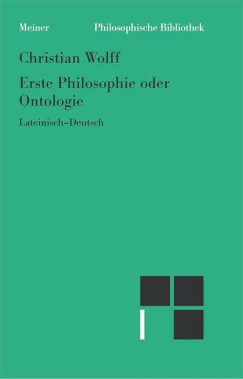 Thumbnail - Erste Philosophie Oder Ontologie Christian Wolff