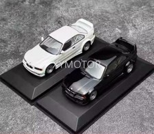 MINICHAMPS 1:43 BMW M3 E36 GTR 1993 Metal Diecast Model Car White / Black