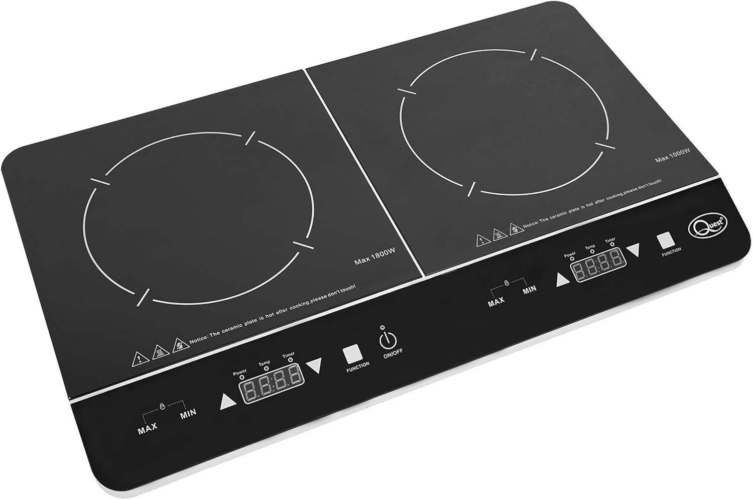 Digital Double Induction Hob & Hot Plate / 10 Temperature Settings eBay